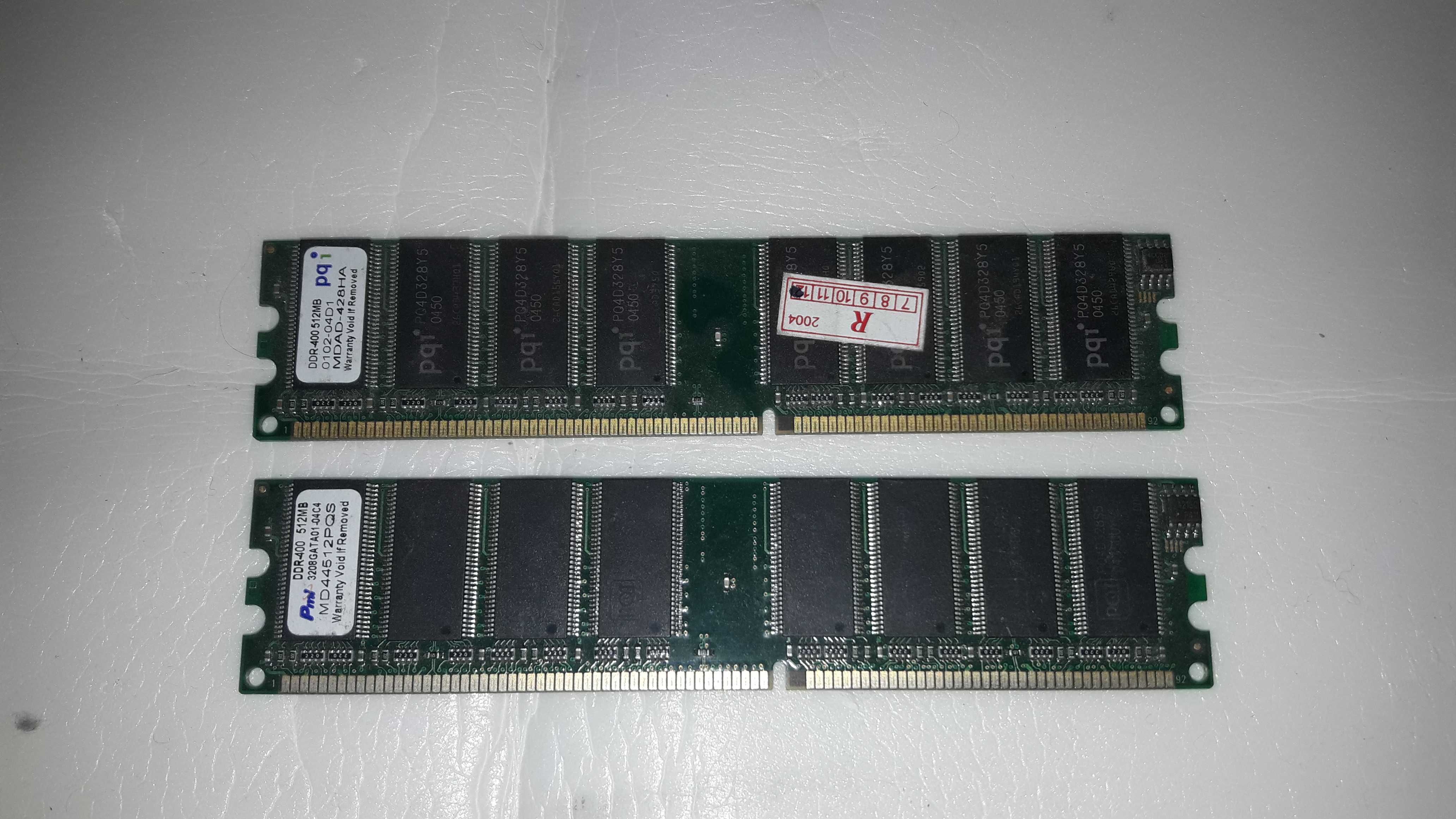 Комплект памяти DDR1 2Gb, dual memory 6400