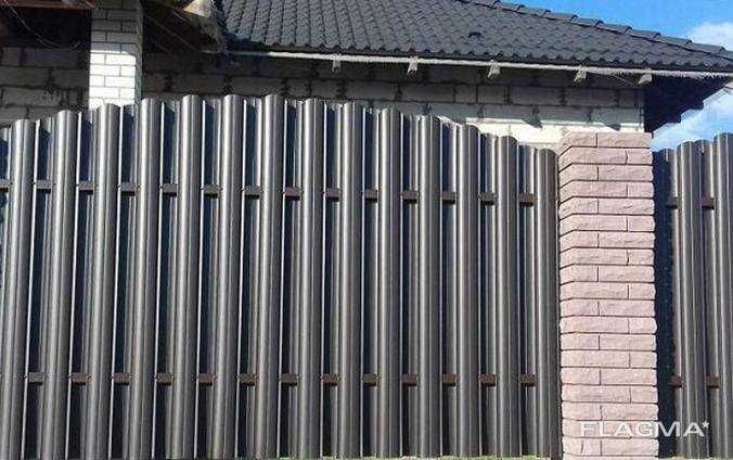 Штахетник на паркан.огорожі.брами.фасади.Паркан металевий.