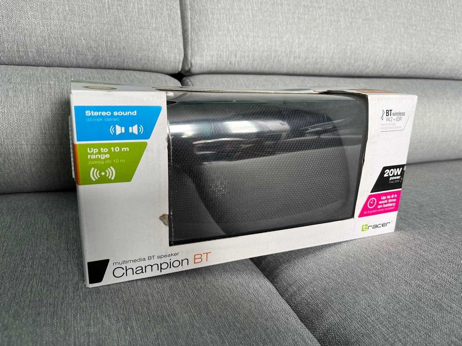 Nowy głośnik bezprzewodowy Bluetooth Tracer Champion 20W