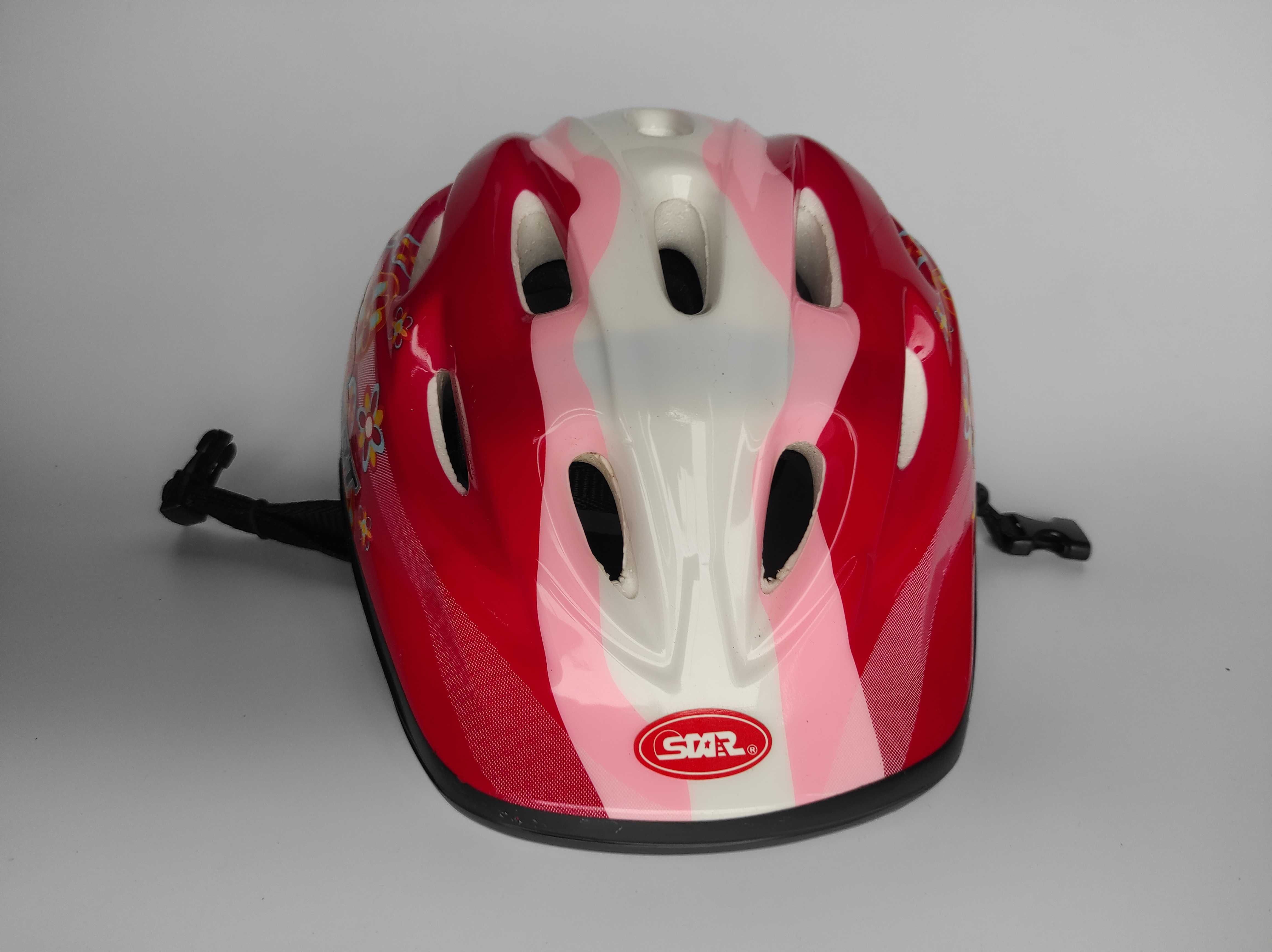 Детский защитный шлем STAR, размер 52-55см, велосипедный.