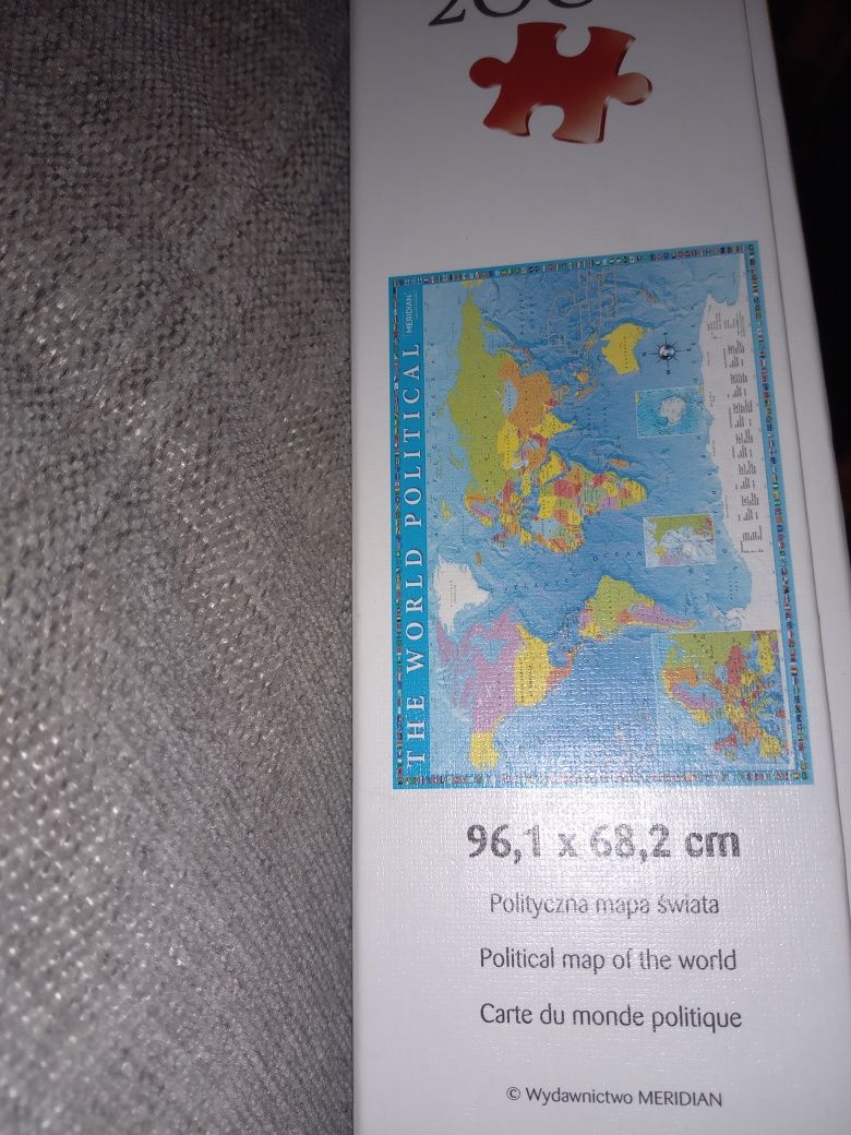 Puzzle polityczna mapa świata  2000 szt.