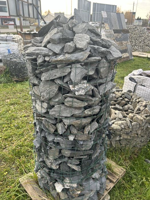 SKAŁA BLACK STONE Kamień do Akwarium Terrarium Skałka Malawi Scenery