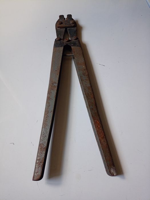 Stare nożyce do cięcia drutu duże 48,8 cm