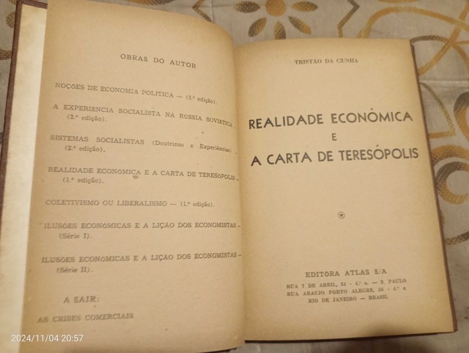Obras de Tristão da Cunha