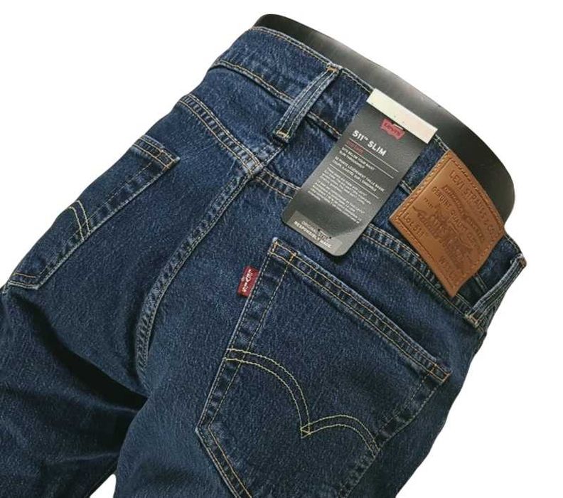Męskie jeansy Levi's 511 - Slim Stretch Below Waist Levis nowe W33/L36