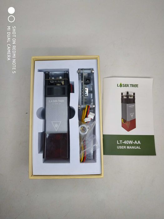 Moduł laserowy LASER TREE 40W, głowica grawerująca i tnąca