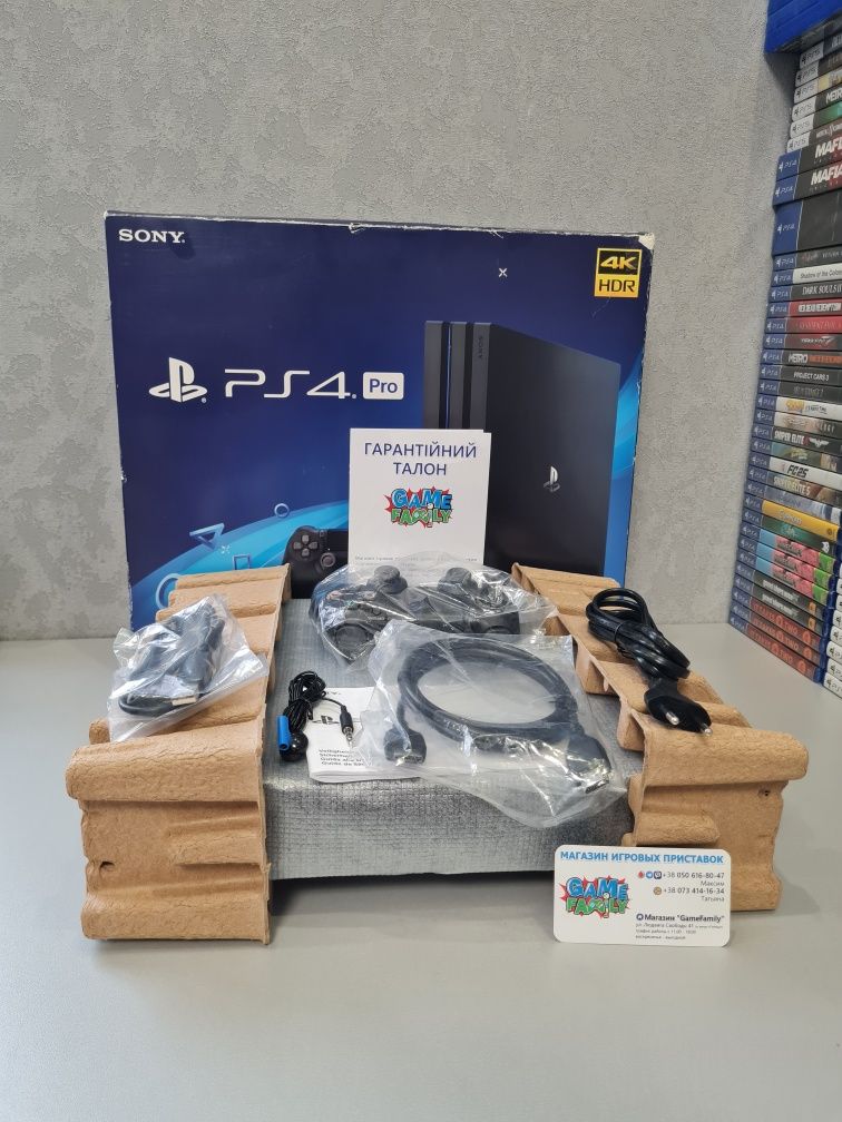 Ps4 Pro CUH72 Sony Playstation 4 Ps 1TB 3 Ревизия 12М Гарантія Магазин