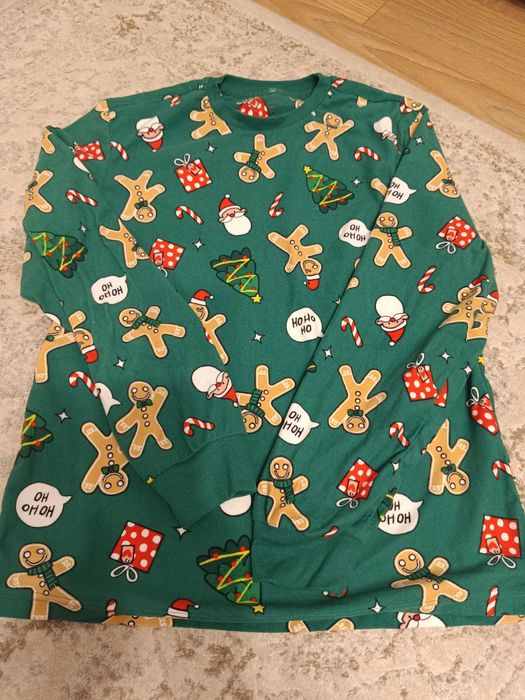 Primark,  świąteczna piżama welurowa, rozmiar XS męska.