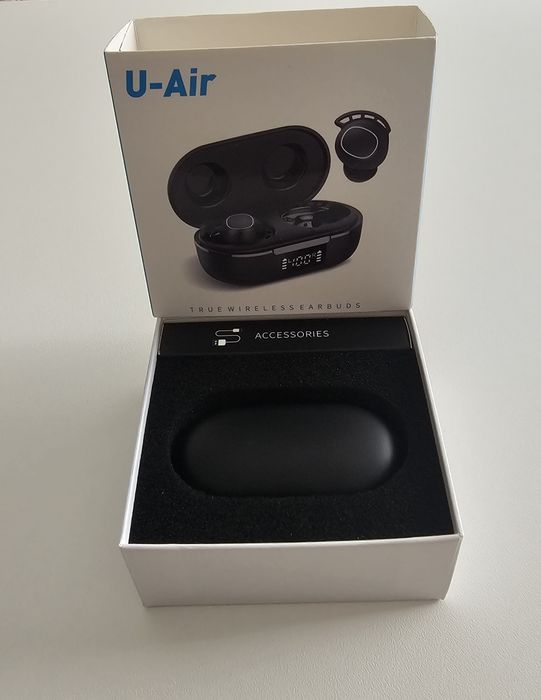 Auriculares Bluetooth Novos na Embalagem! Com Estojo & Cabo Type-C