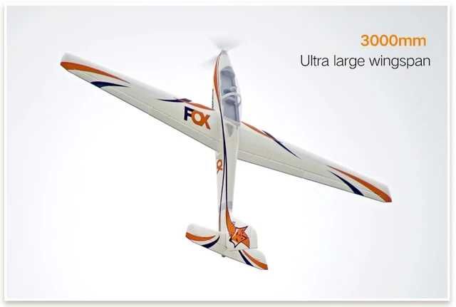 Aeromodelismo, planador fox de 3m