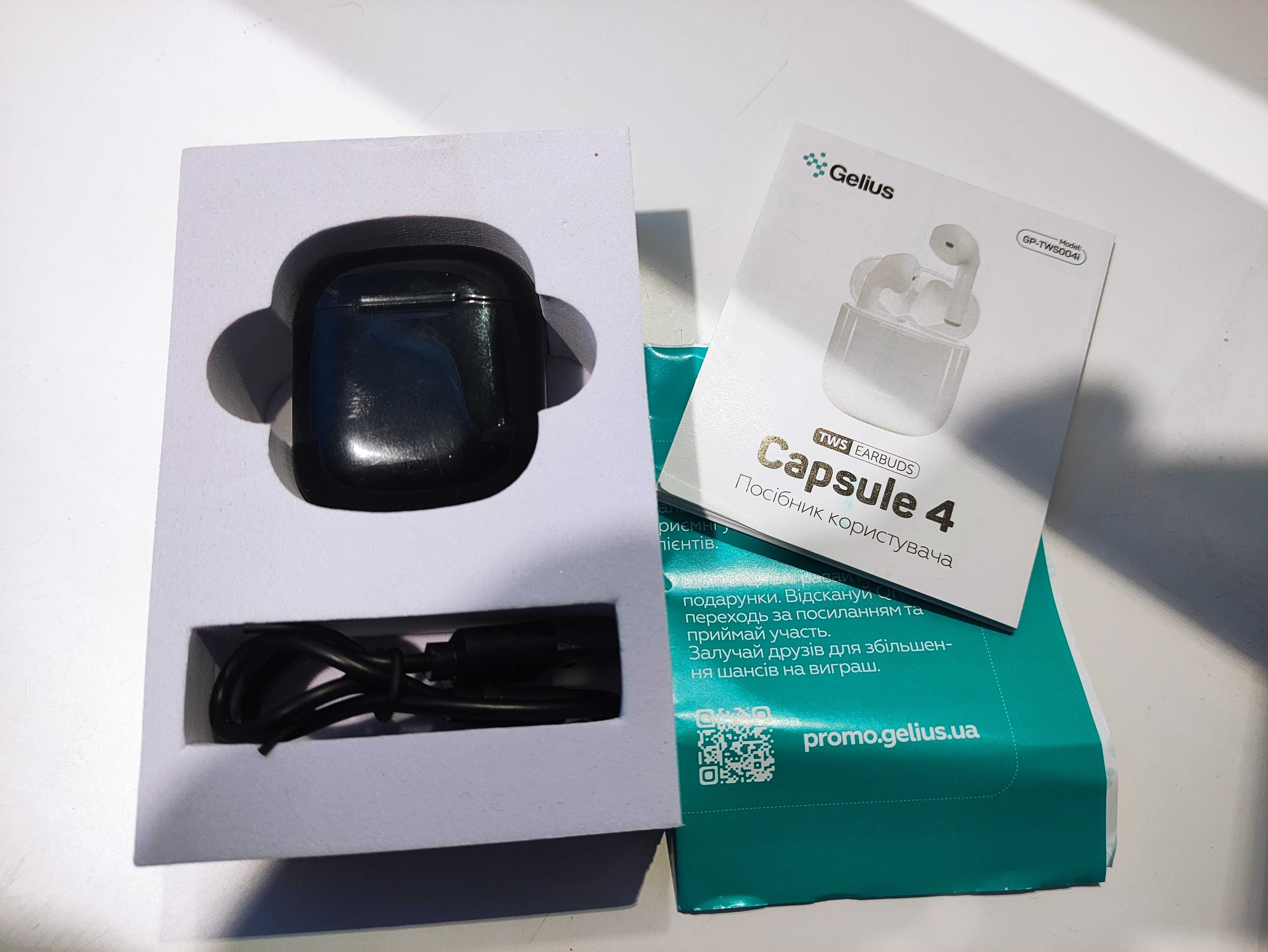 Наушники Gelius Pro Capsule 4 GP-TWS-004i Black