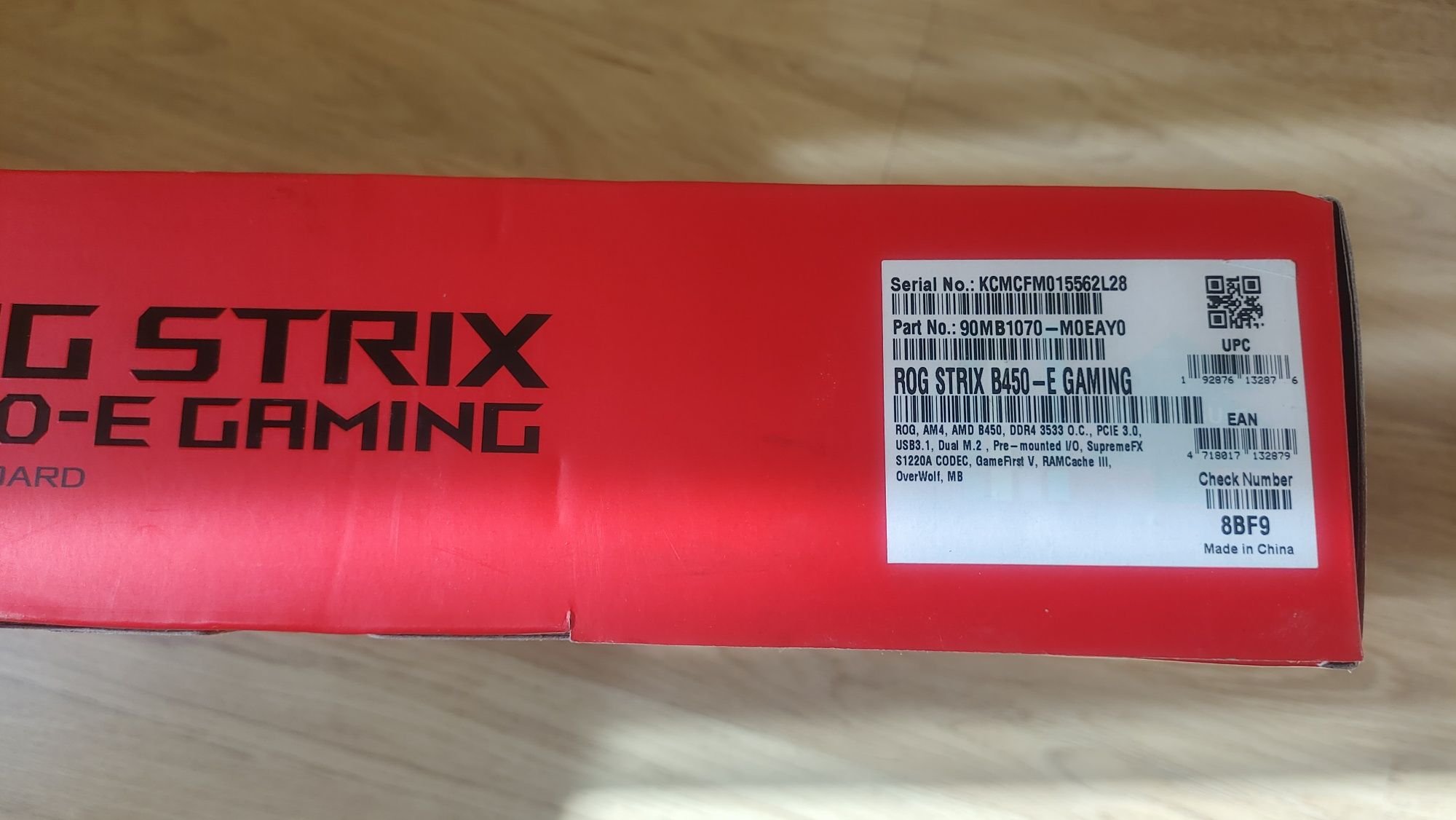 Материнська плата Asus Rog Strix b450-E Gaming Wi-Fi