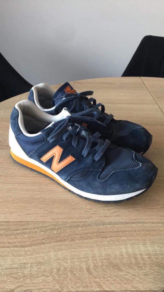 New Balance KL520OBY 39 24,5cm granatowe pomarańczowe model 520