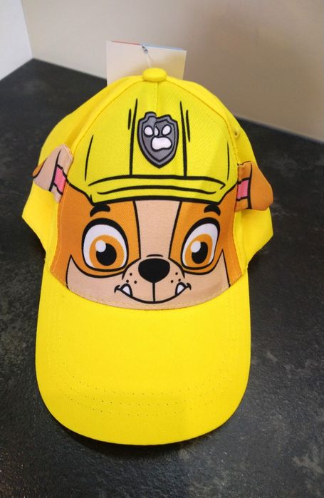 Rubble Psi patrol czapka z daszkiem uszy regulowana chłopięca nowa