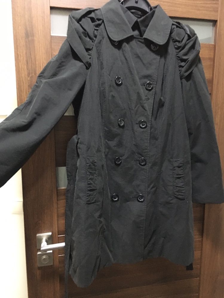Piekny płaszcz kurtka na wiosne jesien  Smog 40 rozmiar