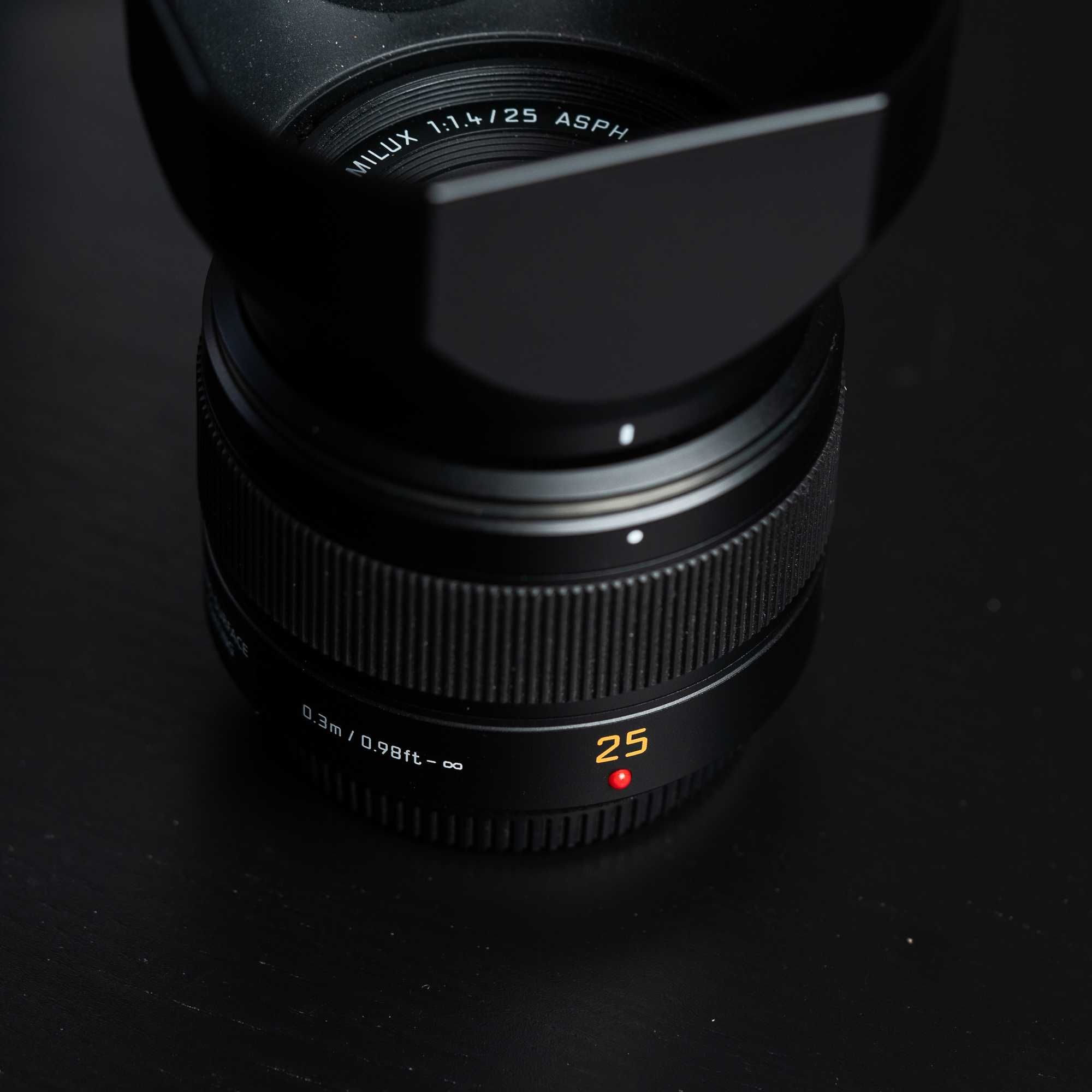 Leica DG Summilux 25mm 1.4 Panasonic Lumix M43 Micro Quatro Terços