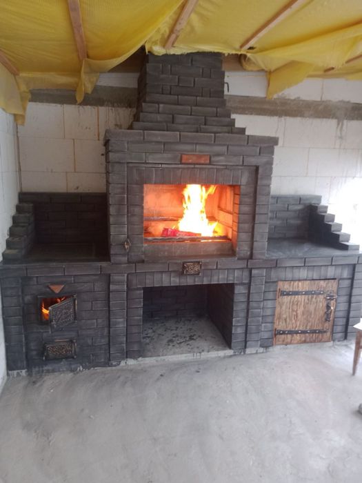 Строительство комплексов барбекю,всех видов отопительно-варочных печей