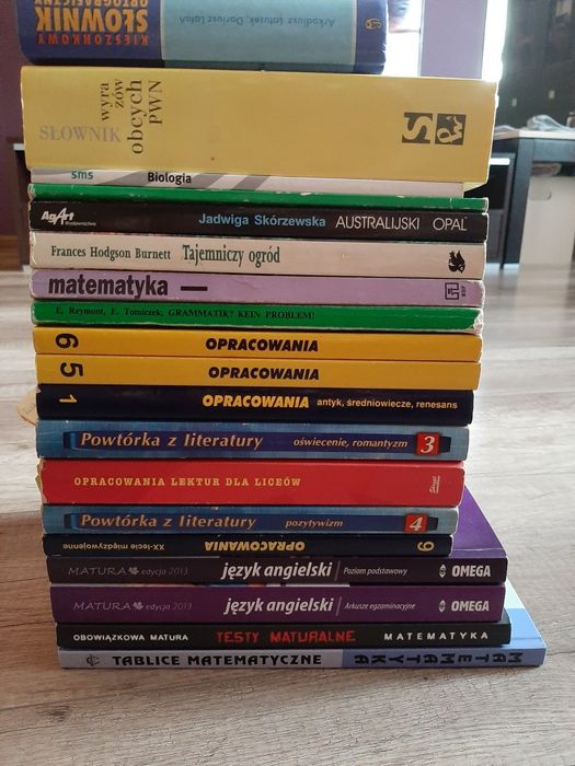 Duży zestaw książek