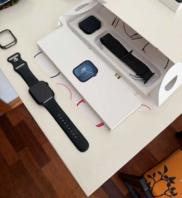 Vendo Apple Watch Series 9 45mm (Como Novo) + Extras!