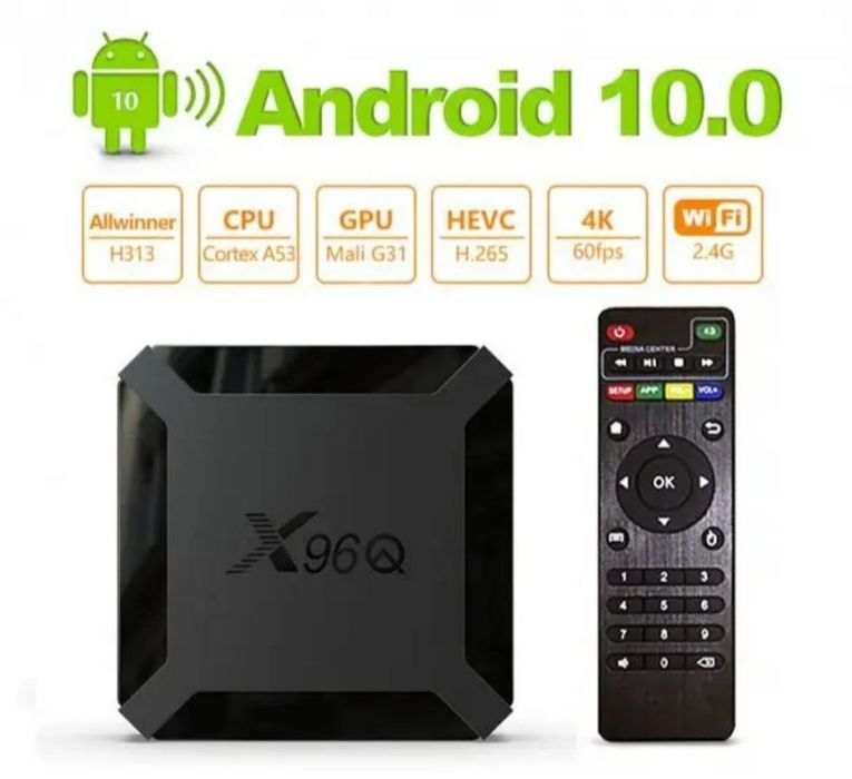 Смарт приставка X96Q 2/16GB Allwiner H313 Android 10