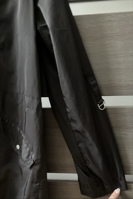 Czarna, wiosenno-jesienna kurtka (parka damska), rozmiar XS, Bershka