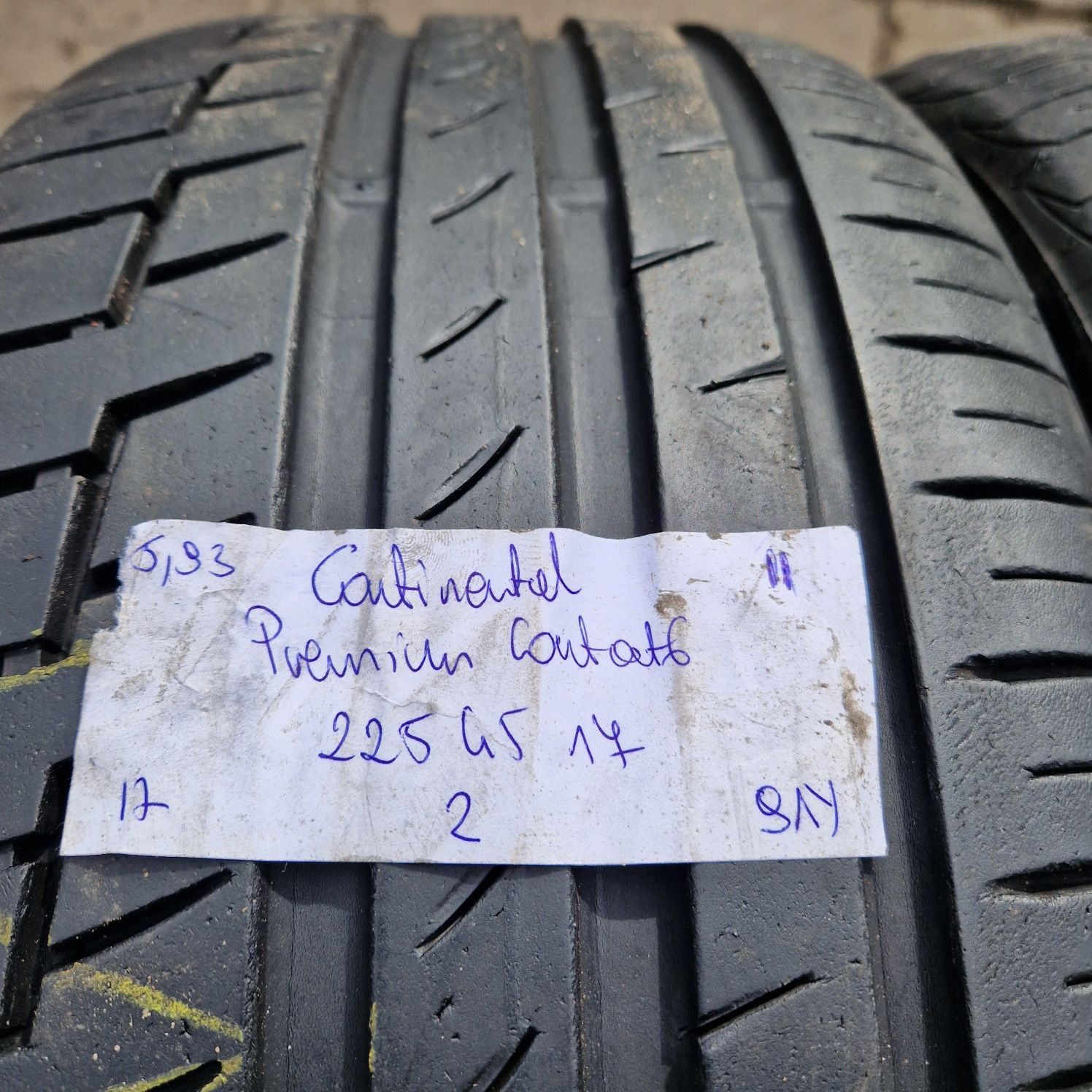 225/45/17 225/45R17 Continental 2017 lato