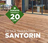 Deska tarasowa SANTORIN impreg. brąz SOSNA 28 x 145 x 4000mm OBNIŻKA