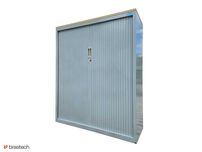 Szafa roletowa niska metalowa 139x120x45 cm