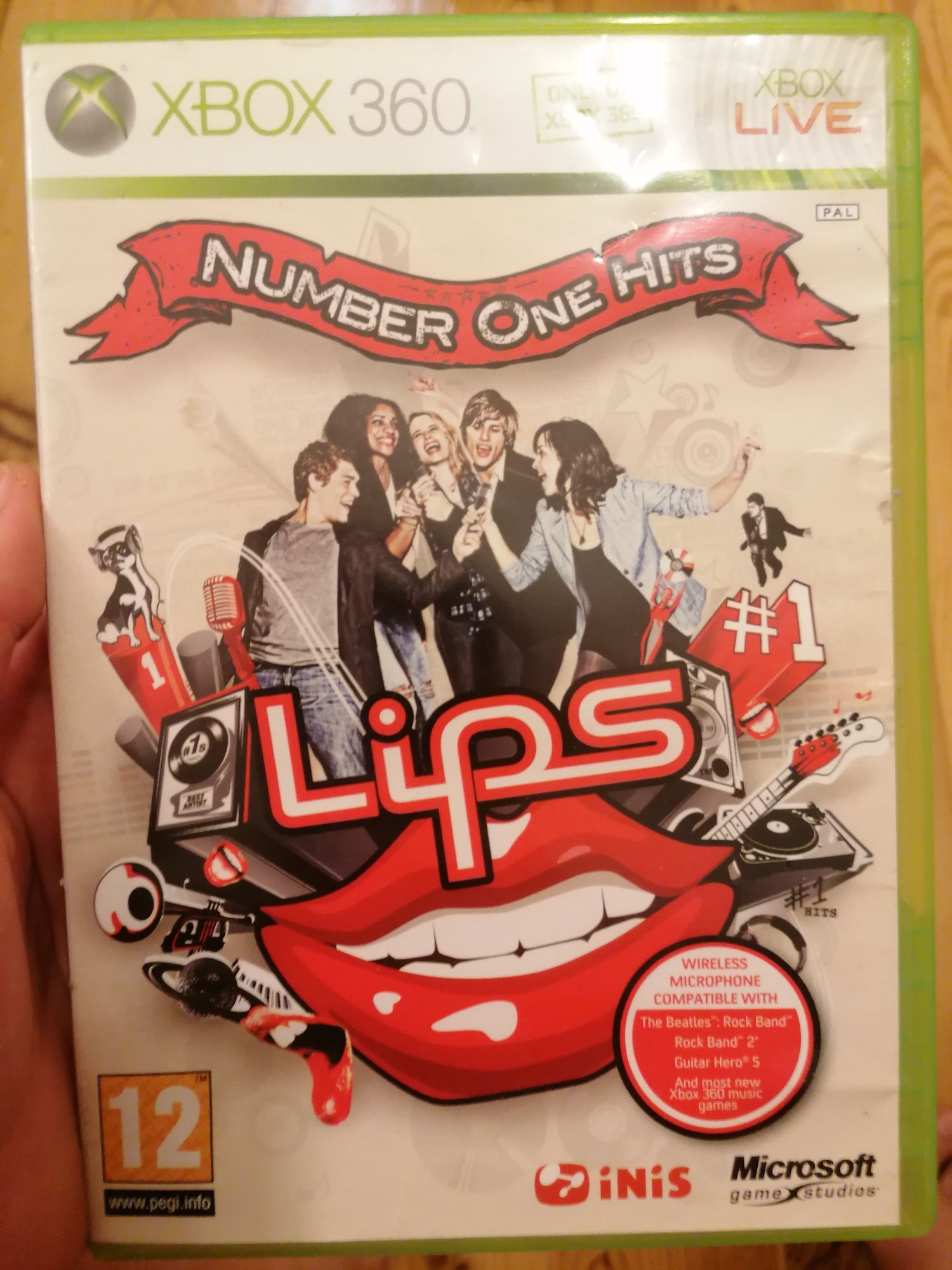 Number one hits lips Xbox 360