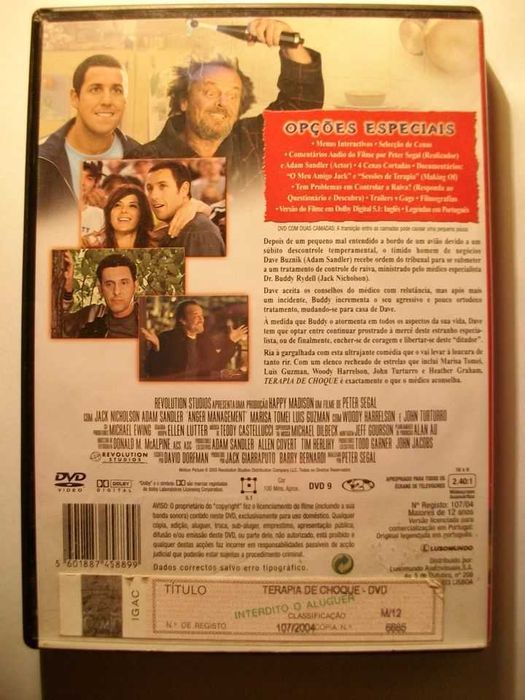 terapia de choque, jack nicholson , adam sandler , marisa tomei