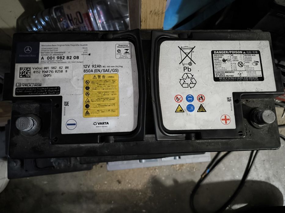 Bateria Varta AGM Mercedes 92ah