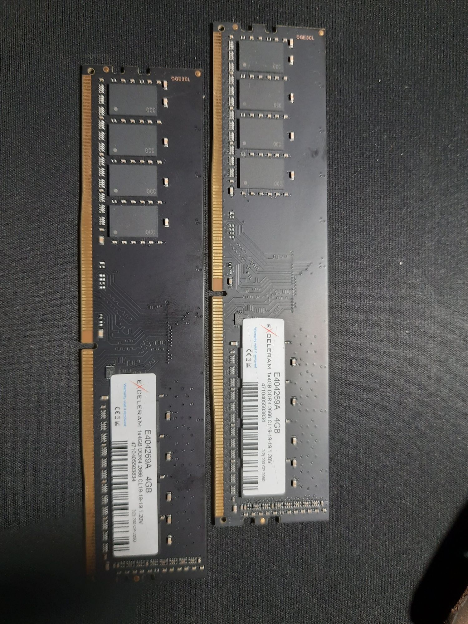 Оперативка ddr4, 2666mz,  2x4=8gb