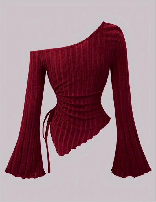 Червоний лонгслів