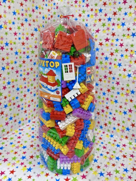 Конструктор великий на 500 елементів | Мега набір Блочний конструктор