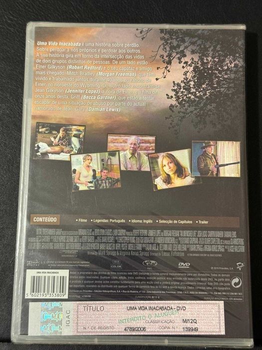 DVD do filme Uma vida inacabada [Novo]