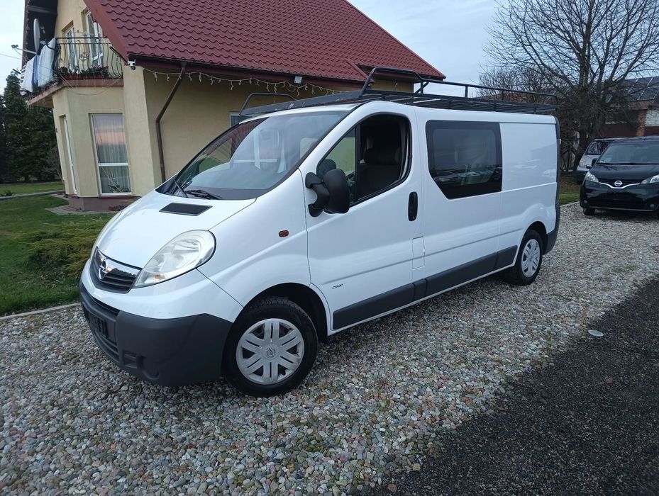 Opel Vivaro  Lift, Long, 2.0D 115KM, 6-osobowy, 160tys.km. nie trafic