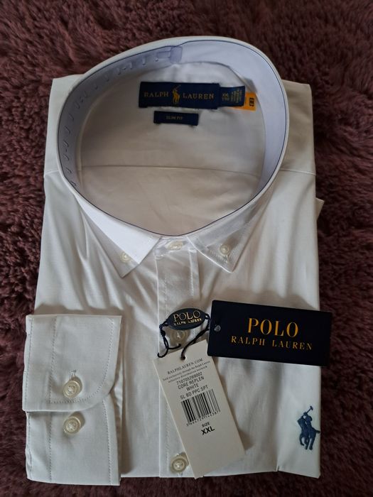 Koszula męska biała Ralph Lauren rozmiar XXL