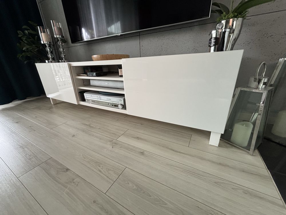Szafka RTV Ikea Besta biały połysk 180 Okazja