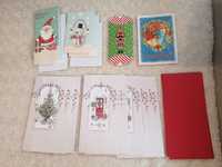 Kartki, karteczki świąteczne, Boże Narodzenie, święta
