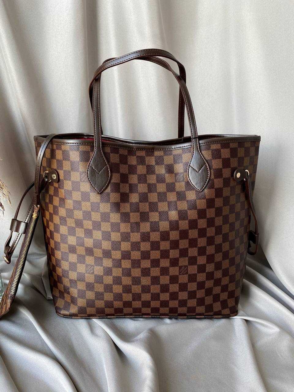 Torba damska shopper tote Neverfull Brown duza damska torebka