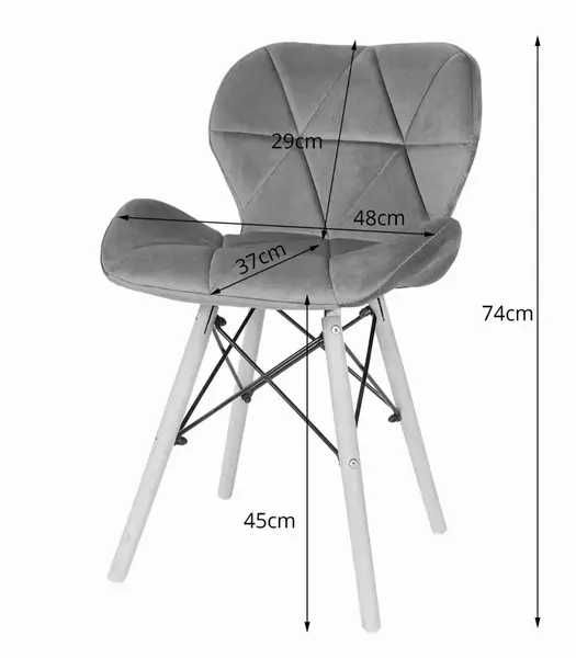 Продам стильный велюровый стул