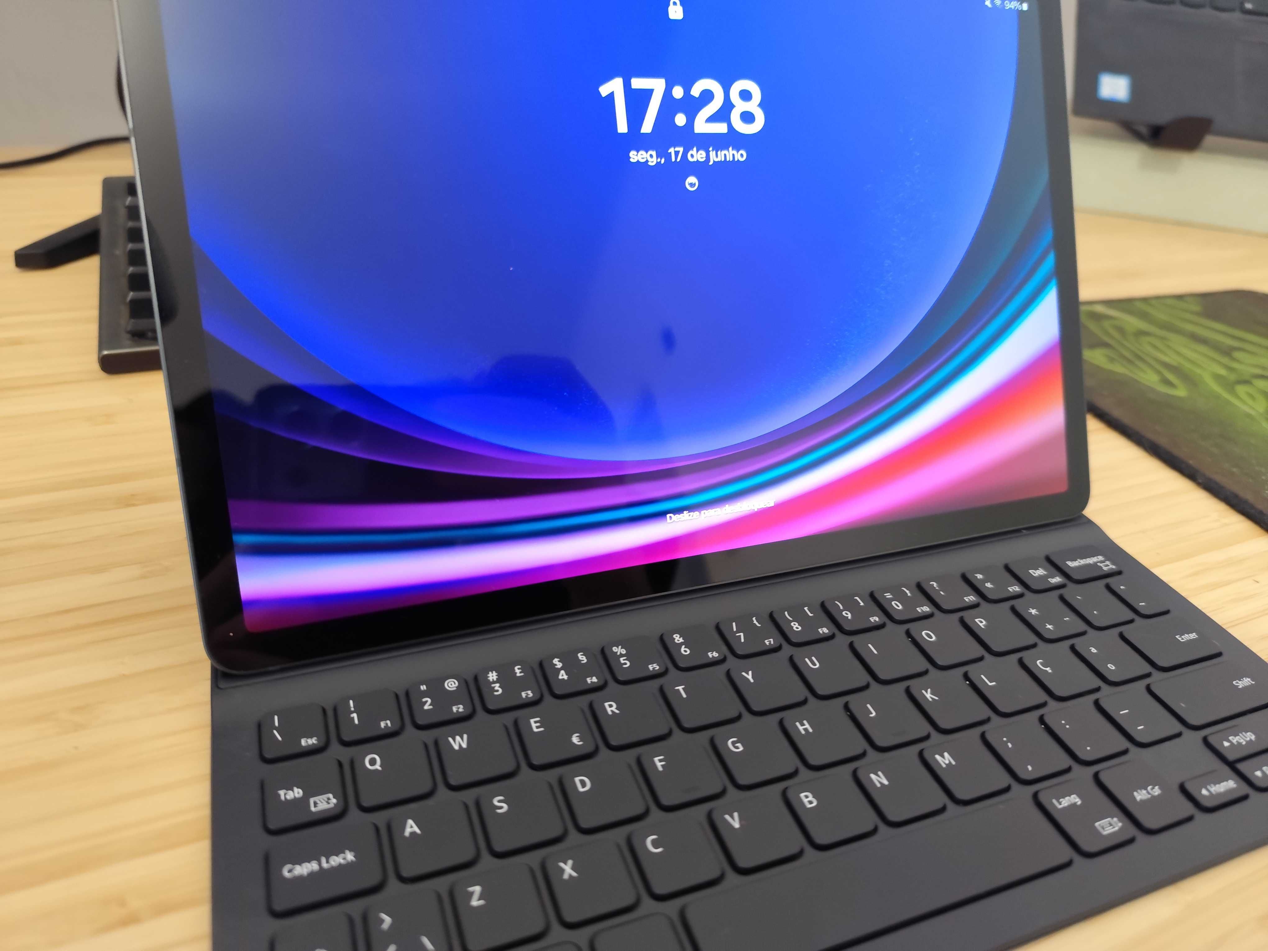 Samsung Galaxy Tab S9 Caneta + Capa Teclado 12Gbs de Ram e 256Gb