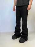Rick Owens DRKSHDW клеш чорні джинси banana boot cut M штаны джинсы С