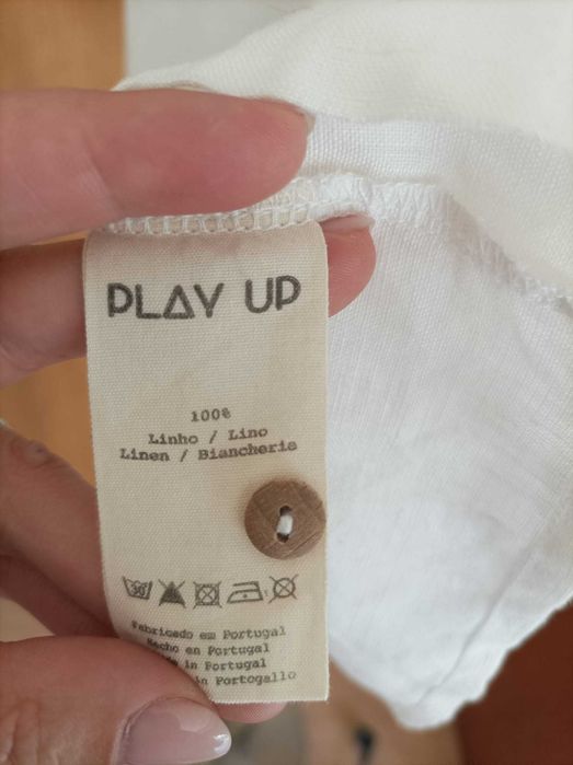 Blusa de Criança, com botão-  Play Up