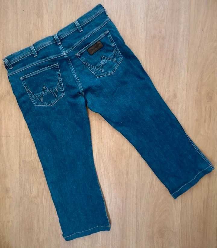 Wrangler roxboro granatowe jeansy męskie XXL 36/30