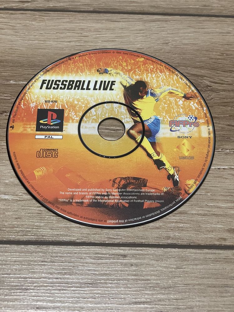 Gra na konsolę psx ps1 playstation Fussball live