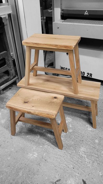 Ryczka dębowa , stołek, taboret