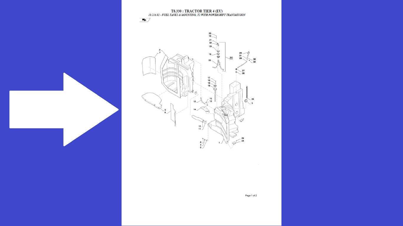 NEW HOLLAND T8 330 katalog części po Polsku