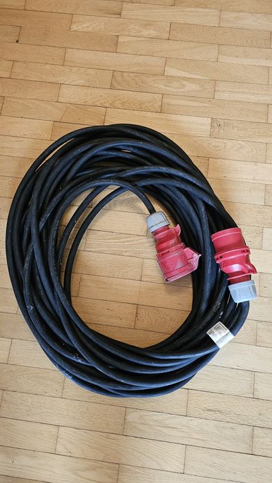Kabel siłowy przedłużacz 16A 5x2.5 25 metrów  IP44