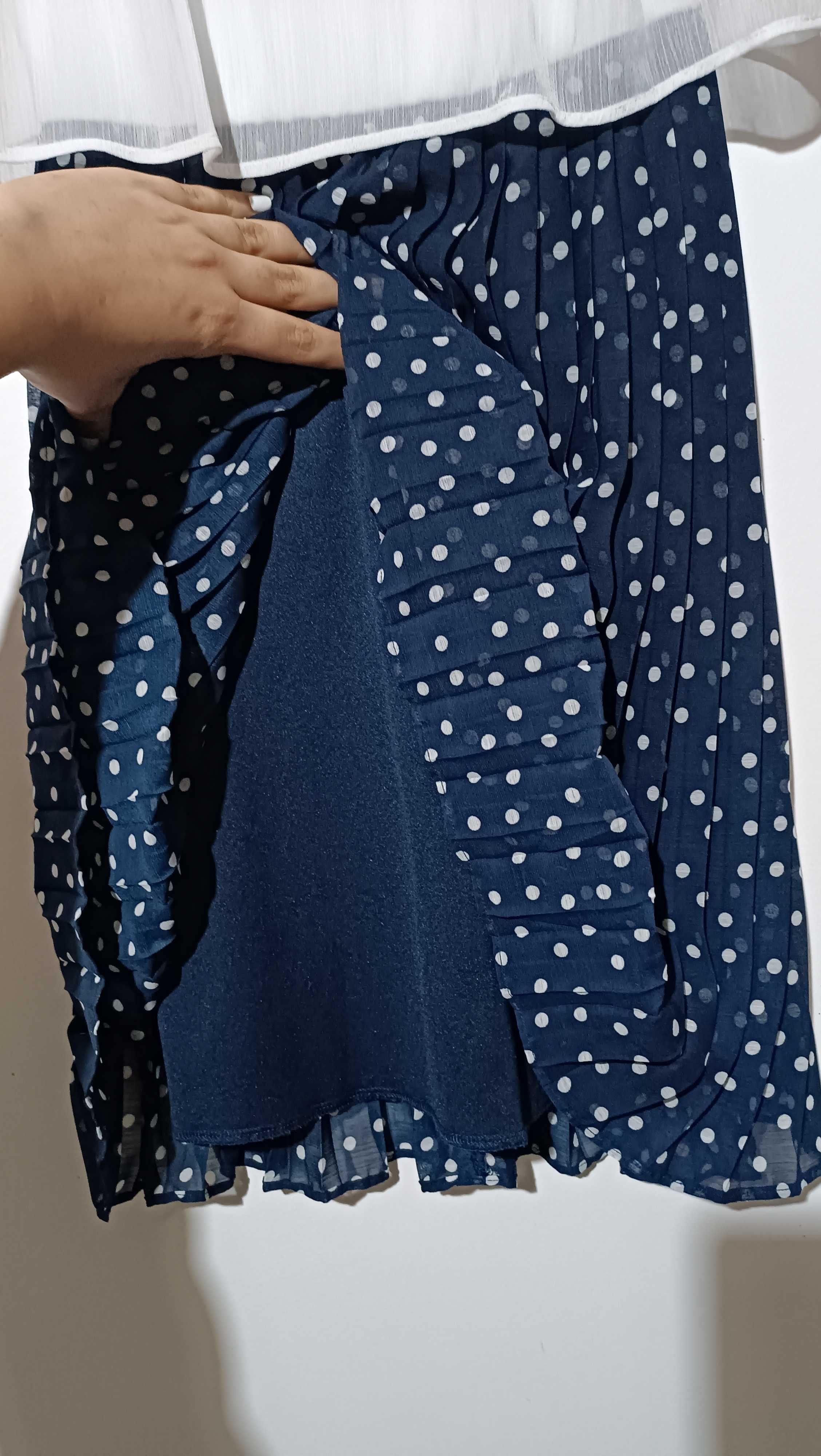 Vestido menina/senhora, cerimónia/formal, pelos joelhos, tamanho S